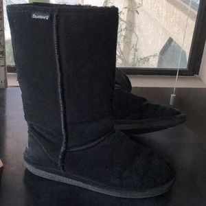 BearPaw Suede Boots w/ Sheepskin Wool Lining